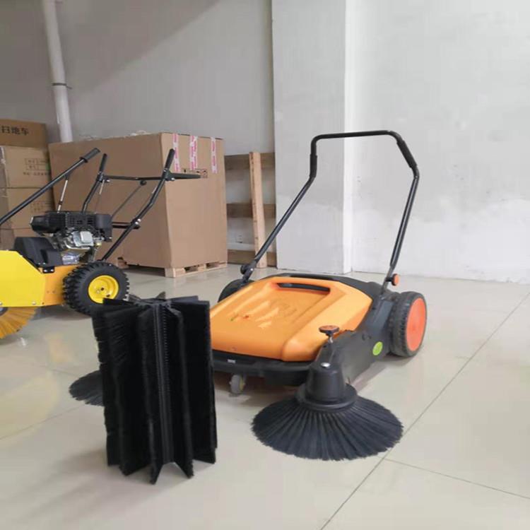 车间不用电无动力扫地机 操作简便手推式扫路清落叶设备现货