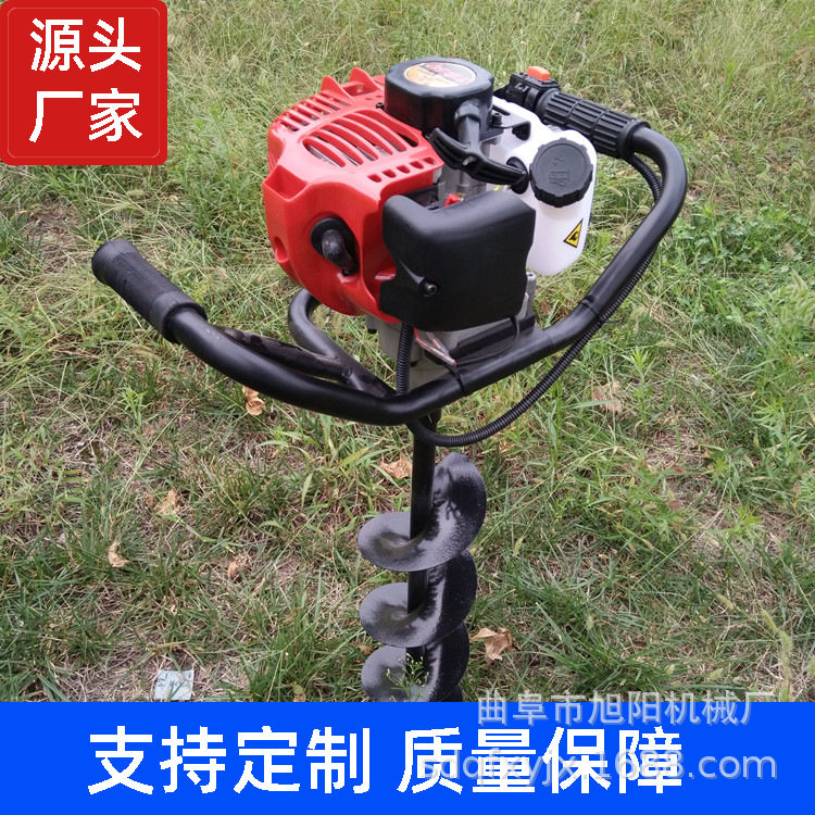 热销大功率小型种植机汽油植树地钻挖坑机果园施肥打孔钻土机