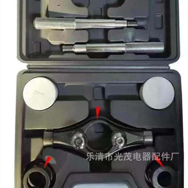 手动套丝机圆扳牙螺纹开牙神器丝锥螺丝园板牙M20-m25-M32
