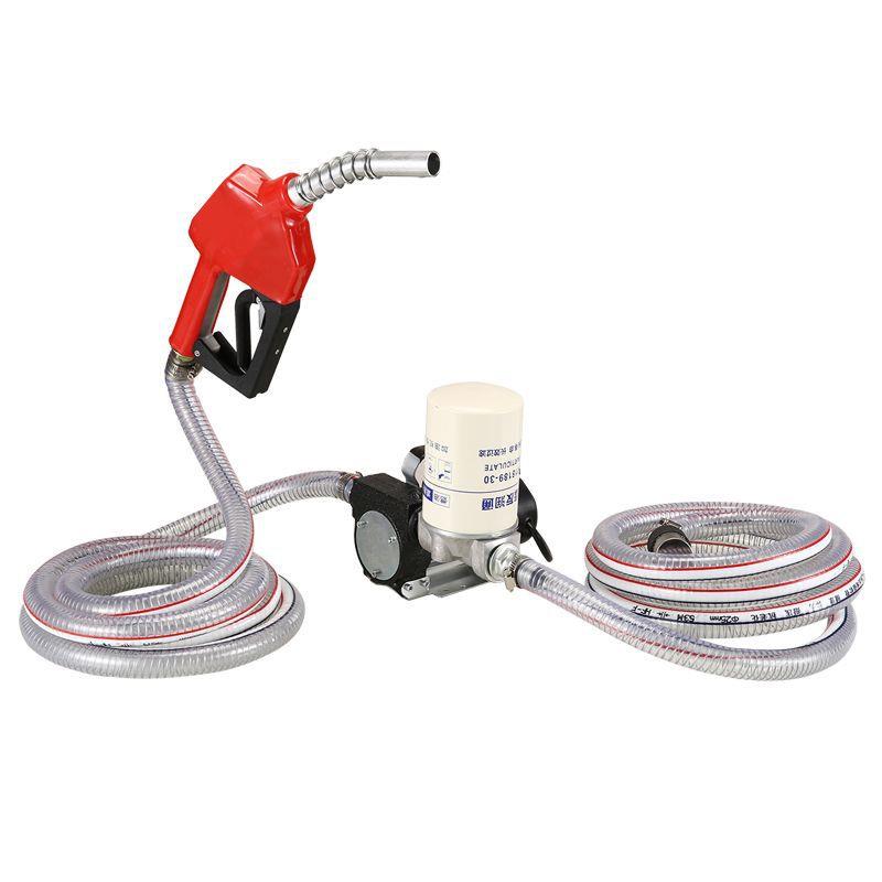 电动抽油泵滤芯柴油泵12V24V通用220V加油机启停自吸泵抽油无