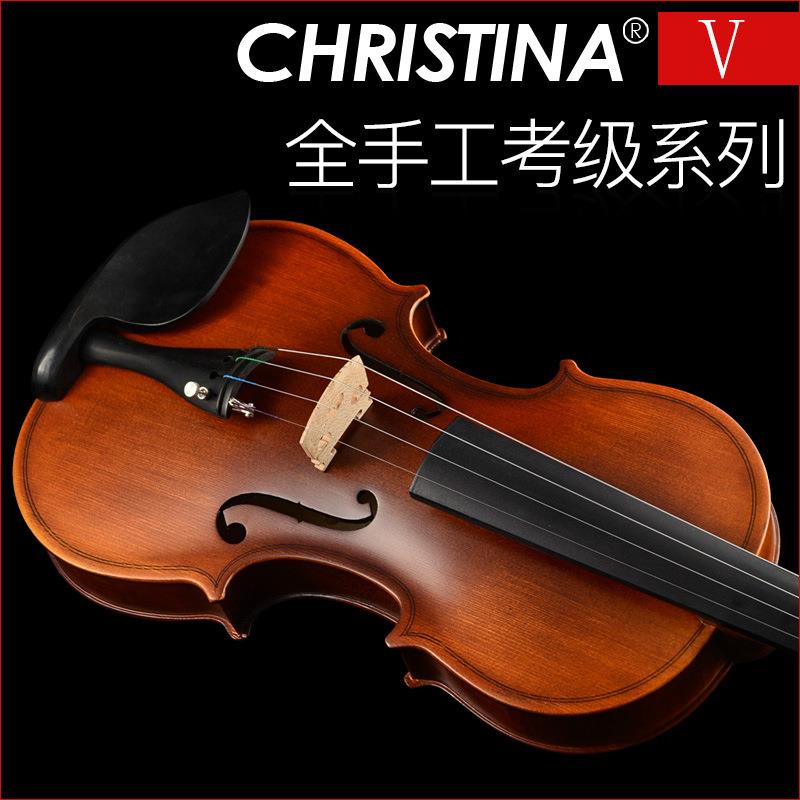 CHRISTINA专为儿童学生设计的小提琴初学者入门小提琴男孩女孩V01