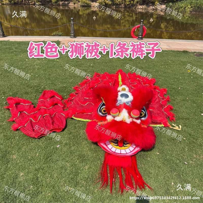小孩大童10寸12寸泡沫舞狮子舞狮头狮子头醒狮演道具舞狮醒狮南狮