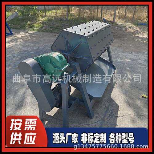 200升六角滚筒抛光机 电动研磨机 火烧铁抛光干磨机