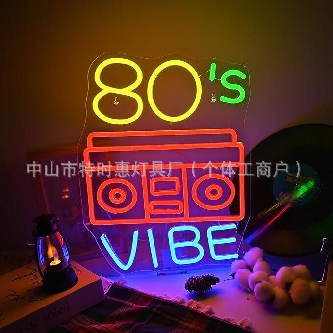 LED霓虹发光店铺形象墙招牌