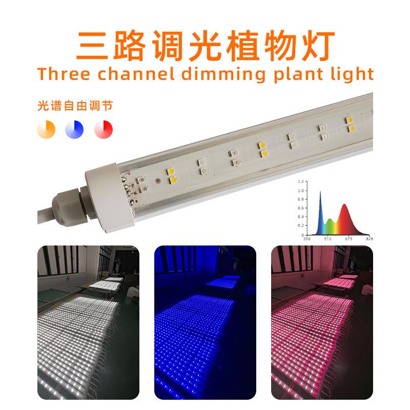 三路调光植物灯 无线调光 定时 全光谱植物灯支持PLC/RS485系统