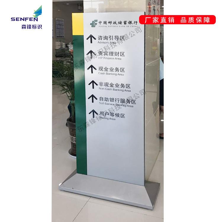 邮政银行落地指示牌|功能分区指示牌|邮储银行标识牌厂家