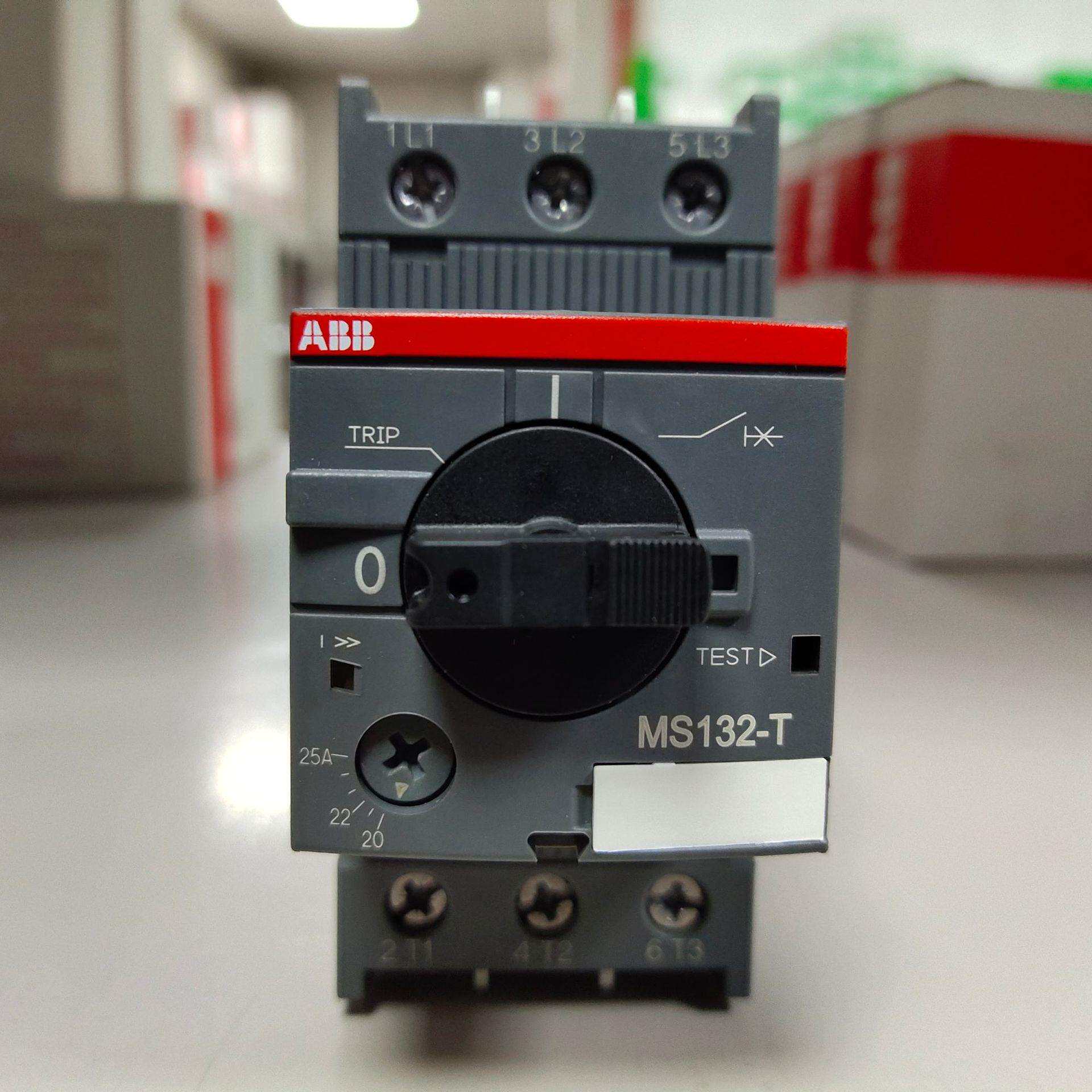 原装ABB 电动机保护用断路器 MS132-12 库存充足