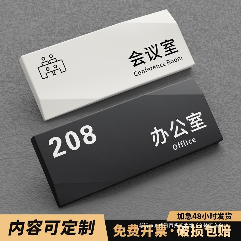 创意办公室门牌科室牌公司部门标识牌特制总经理室会议室财务室标