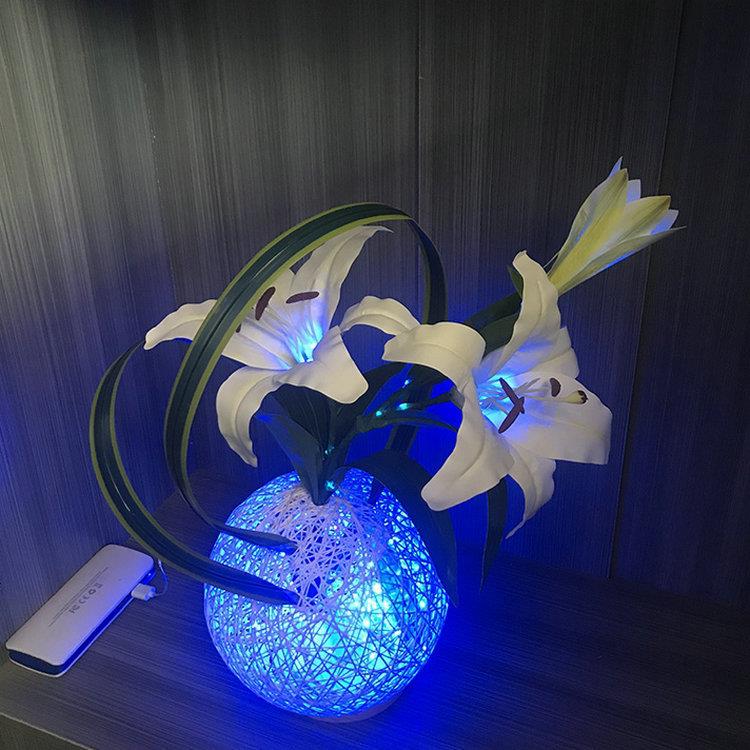 酒店摆盘装饰花塑料餐厅花草盘花意境点缀花创意盘饰花冷菜小摆件