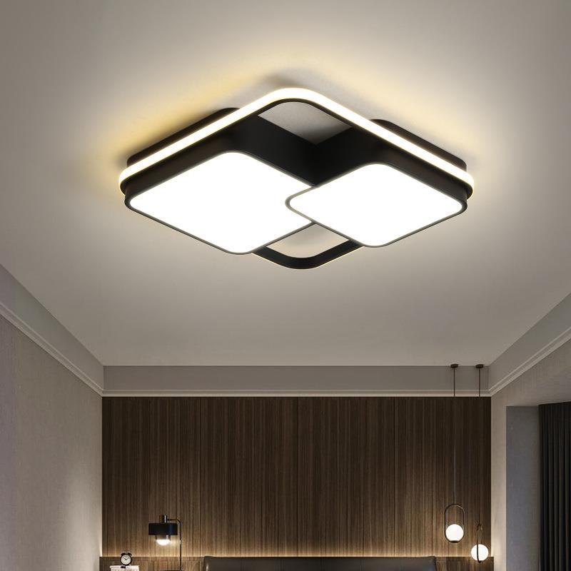 简约吸顶灯led现代圆形家用客厅灯主卧室灯北欧房间书房超薄灯具