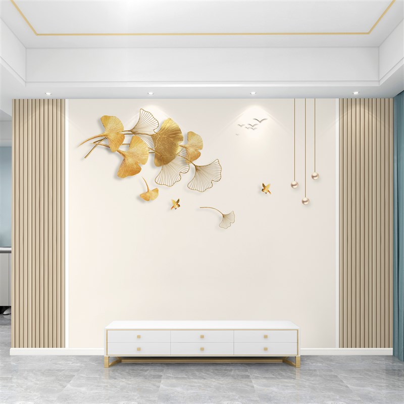 定制电视背景墙壁纸2025新款简约轻奢H壁画3D立体壁布客厅影视墙