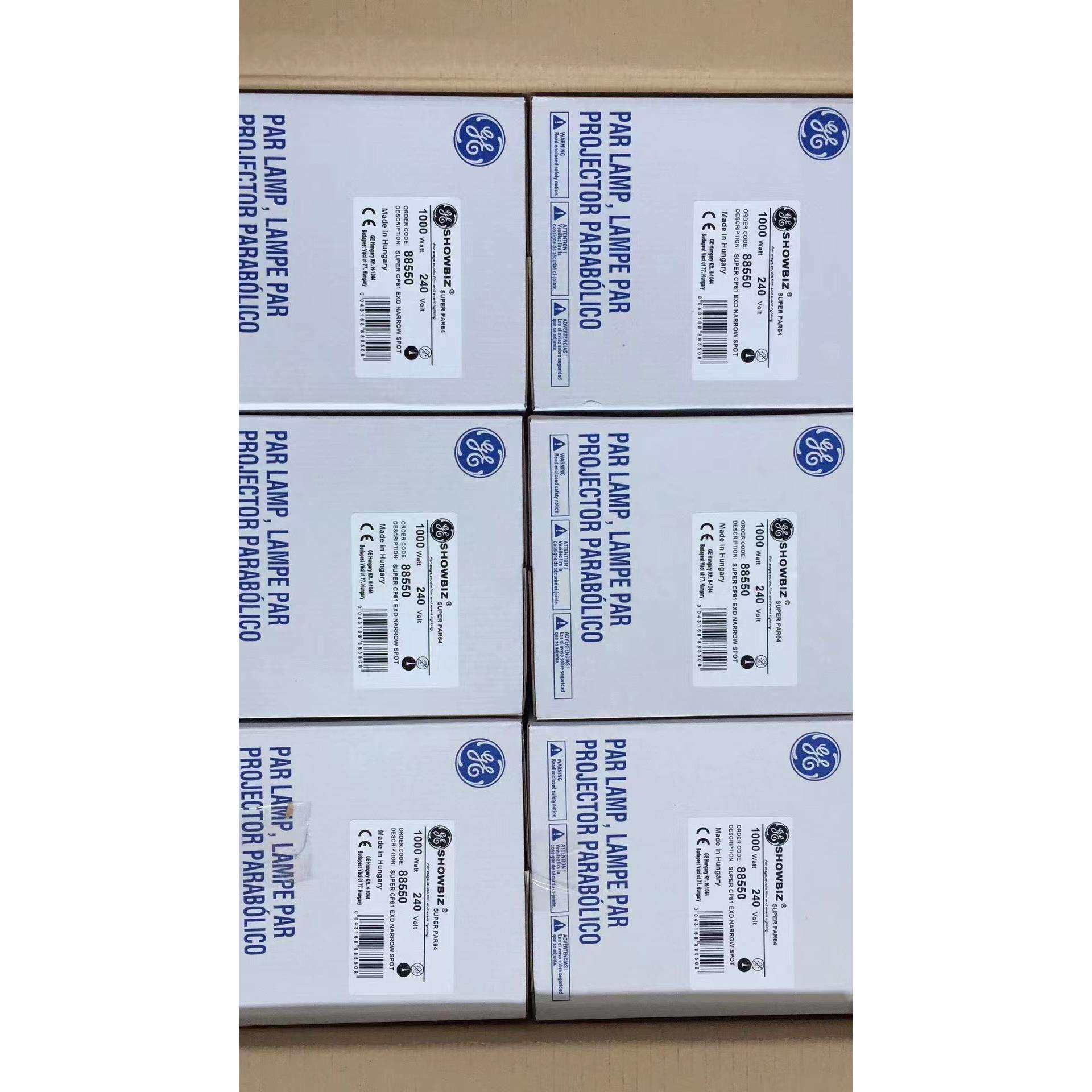 GE PAR灯 PAR64 CP60 CP61 240V1000W G38舞台筒灯