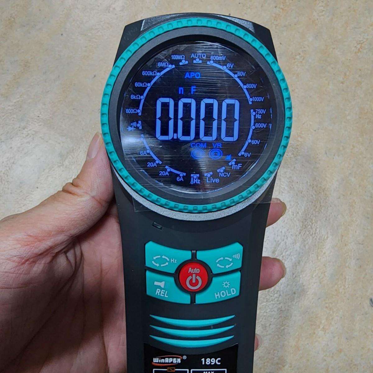汉研189C/189D 转盘式全自动智能万用表电容电阻测试便携式高精度