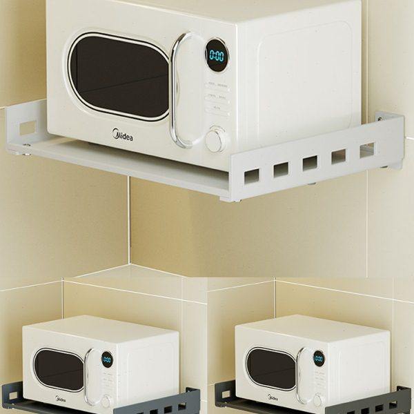 微波炉架厨房置物架免打孔壁挂墙上烤箱支架多功能电饭煲收纳架子,厨房/烹饪用具,微波炉置物架,淘宝优惠券,粉丝福利购,淘宝优惠卷