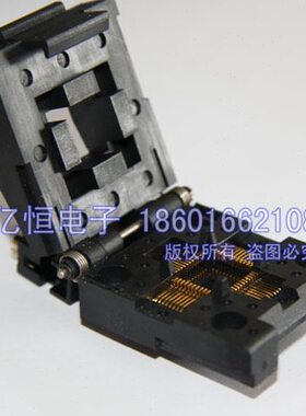 座4 适配5适配器P0T全新 4/-烧录座测试446座IC座 F4转换741 ICQ-