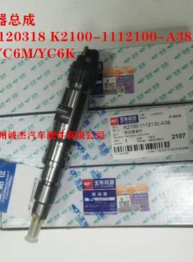 玉柴6缸乘龙 格尔发 喷油器总成 喷油嘴0445120318 K2100-1112100