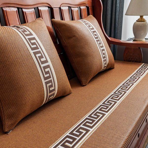 中式红木沙发垫纯色夏季藤席高密度加厚海绵防滑客厅实木椅垫定制,居家布艺,沙发垫,淘宝优惠券,粉丝福利购,淘宝优惠卷