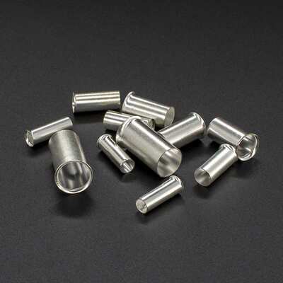 CJH紫铜EN6012/6018管型裸接线端子头TG型套管式镀银紫铜管