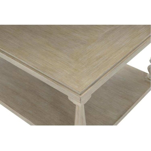 复古做旧风格高档别墅样板房家具美式乡村法式实木茶几咖啡桌橡木