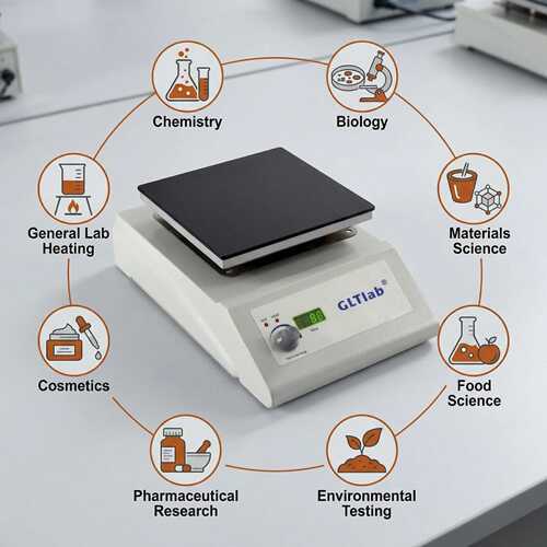 GLTLab6寸陶瓷涂盘智能恒温实验室加热板加热器HA-1