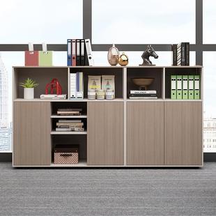 办公室文件柜矮柜木质落地储物柜资料柜收纳柜茶水柜档案柜隔断柜