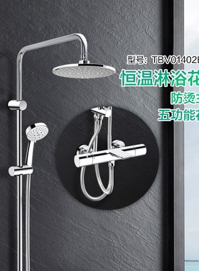 TOTO恒温淋浴花洒套装TBV01402B+TBW01018B家用浴室浴缸（05）