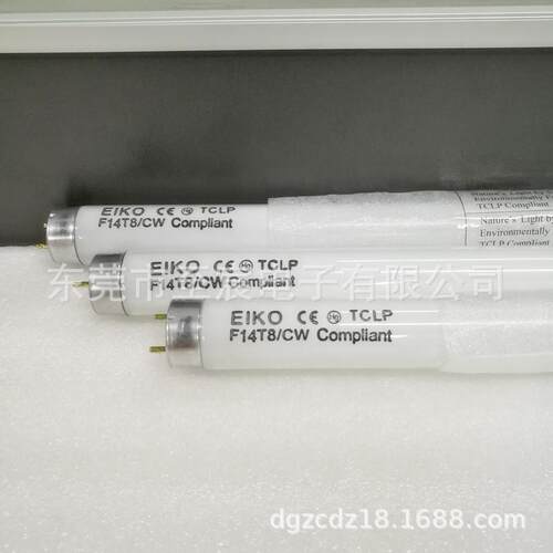 EIKO直形荧光灯管F14T8/CW 4100K黄光替代F14W/33-640设备照明灯