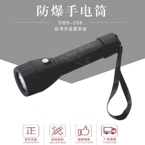 厂家防水防爆手电筒BAD206轻便式防爆手电筒开关电量检测