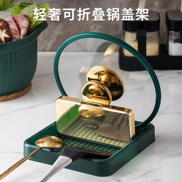 厨房可折叠锅盖架锅铲托置物架菜板多功能台面坐式砧板放置架子,厨房/烹饪用具,锅盖架/锅盖收纳垫,淘宝优惠券,粉丝福利购,淘宝优惠卷