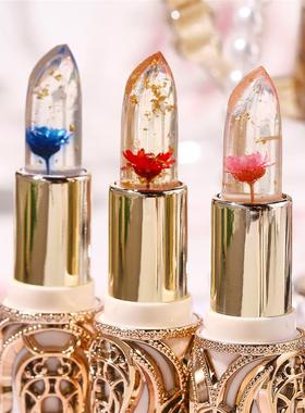 HIH花瓣果冻变色口红唇纹温感彩妆变色口红唇膏厂家代发84205