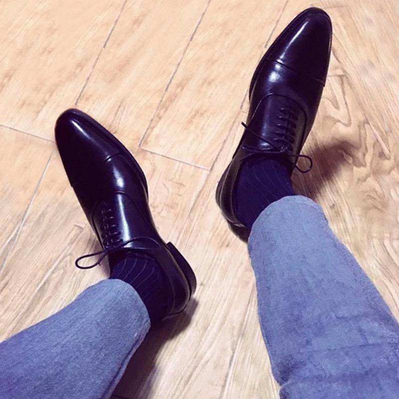 硬货!牛皮内里!英伦三接头真皮鞋尖头商务正装牛津鞋35小码男鞋,流行男鞋,正装皮鞋,淘宝优惠券,粉丝福利购,淘宝优惠卷