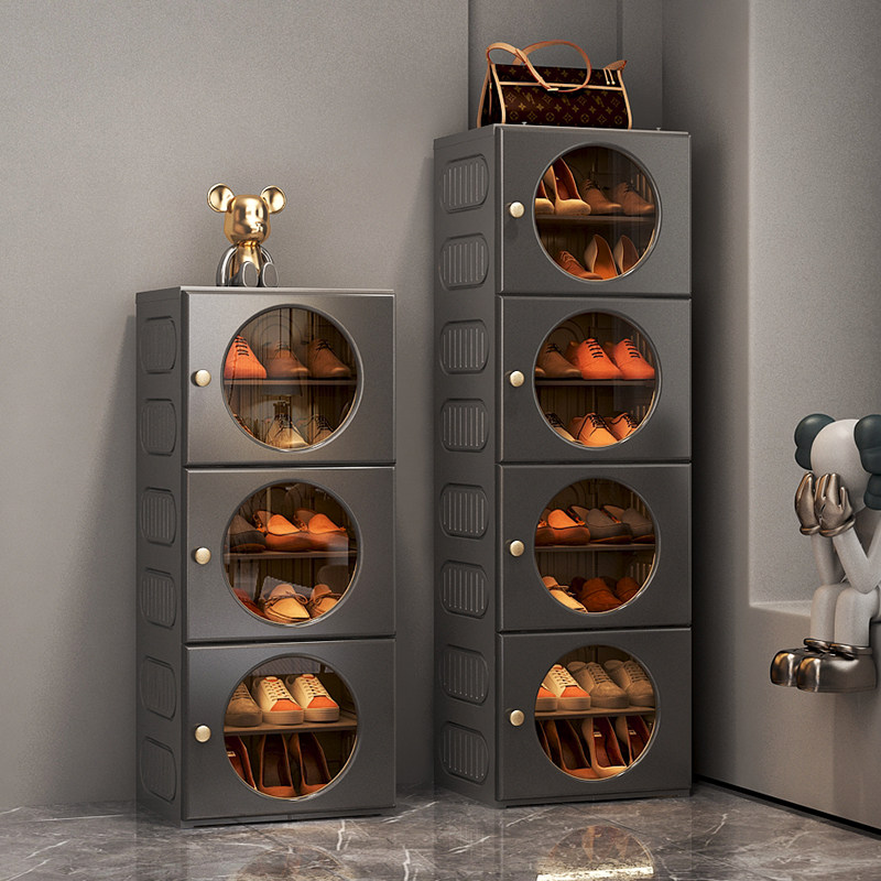 免安装鞋柜2024新款爆款家用门口多层鞋子收纳入户小窄折叠鞋架子,住宅家具,鞋架,淘宝优惠券,粉丝福利购,淘宝优惠卷