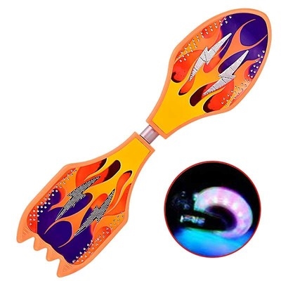 活力板儿童两轮闪光轮扭扭滑板车男孩女孩二轮滑板电动车。摇摆