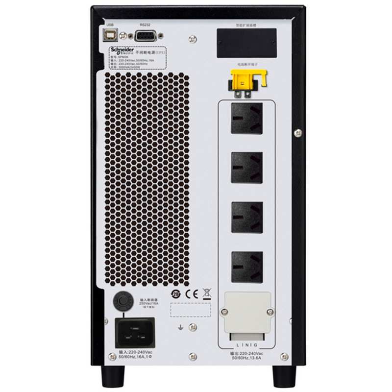 APC UPS电源 SPM3K 在线式3KVA/2400W延时稳压监控电脑备用