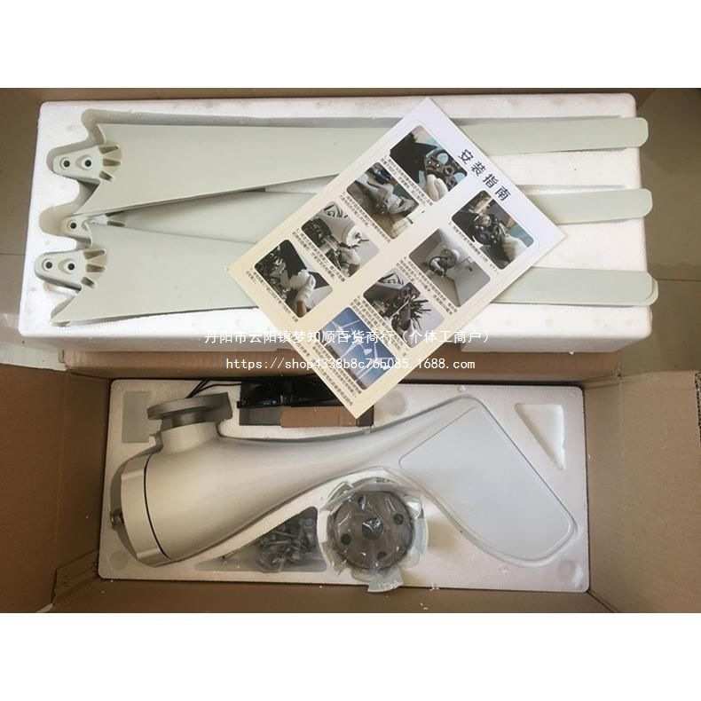 厂家直销小型风力发电机220V100W300W500W家用风光互补路灯12V24V