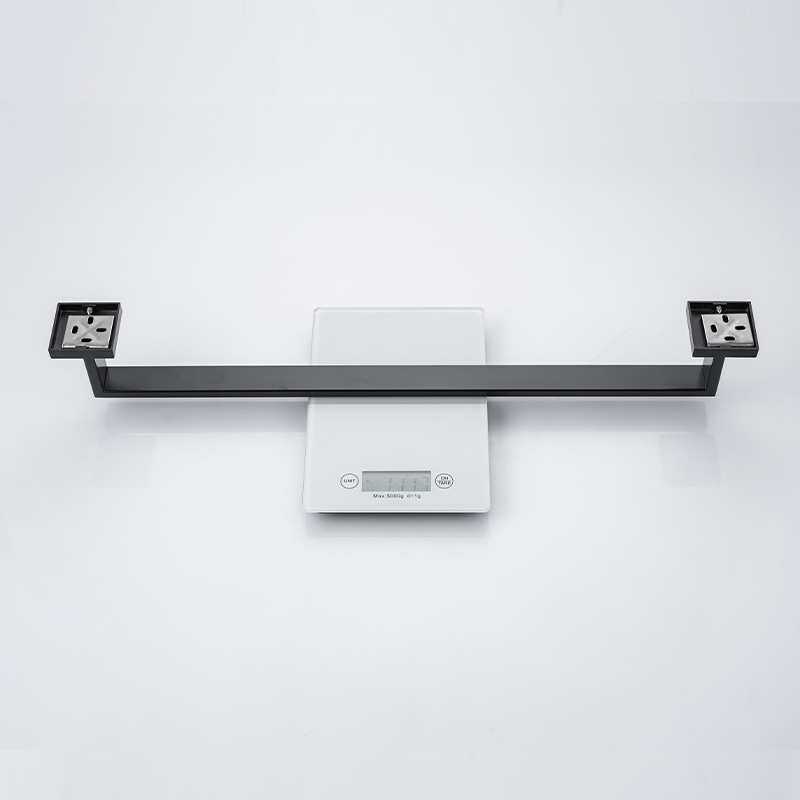 跨境货源黑色毛巾单杆浴巾置物架304不锈钢毛巾杆浴室五金挂件