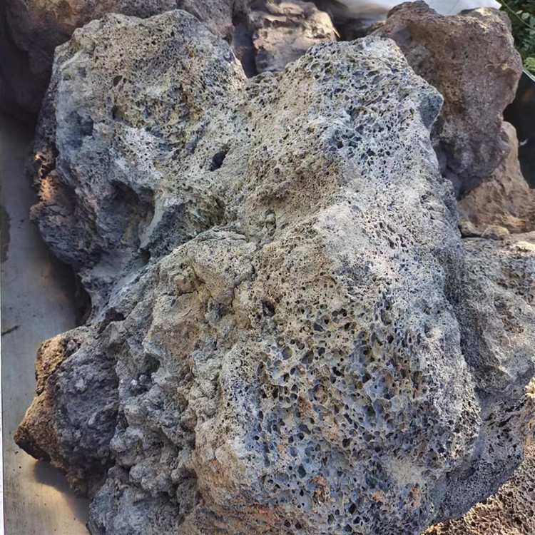 火山石20-150厘米假山造景装饰火山岩滤水颗粒湿地用火山岩石