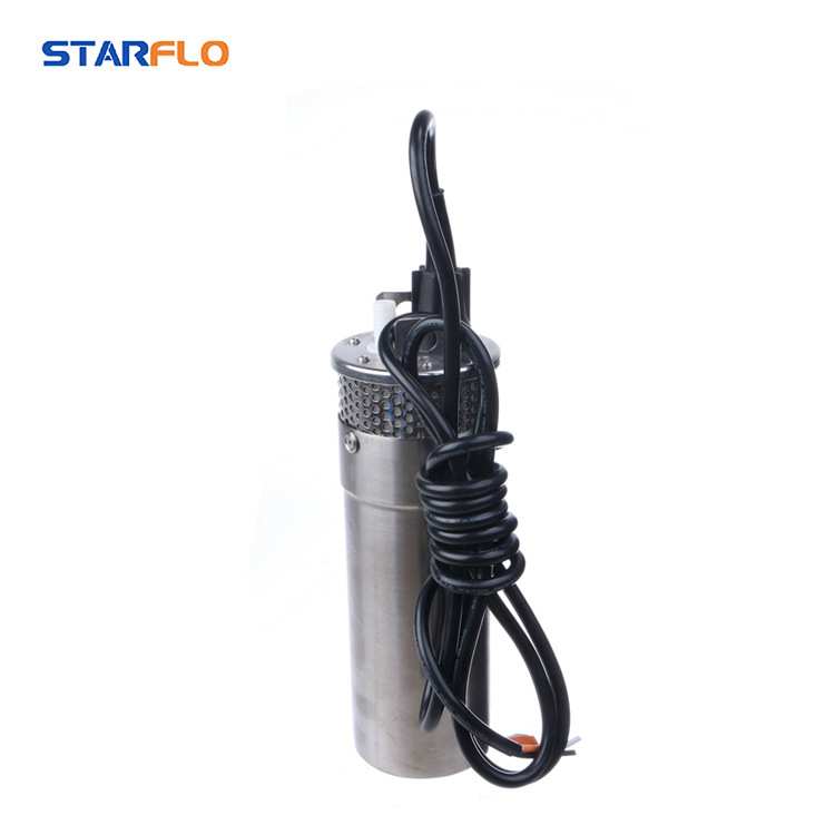 starflo直销24v高扬程不锈钢潜水泵 微型花园太阳能直流水泵