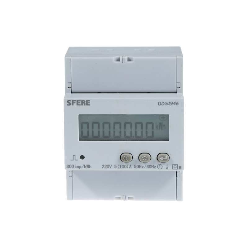 DDS1946单相LCD显示导轨式安装电能表斯菲尔本部（上海不设分厂）