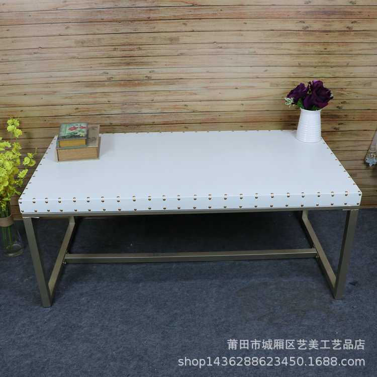 欧式式乡村茶几电视柜组合简约复古小户型客厅长方形茶桌家具