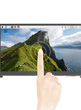 10.1寸树莓派LCD HDMI显示屏显示器 Raspberry Pi 3B+/4B带支架-H