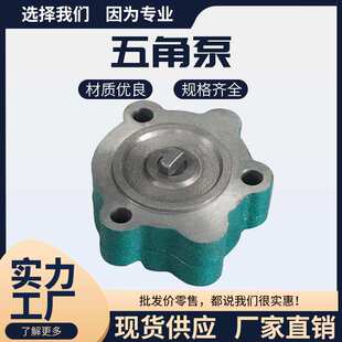 广东台创液压 厂家直销五角泵五角齿轮泵 机油泵 润滑泵油泵头