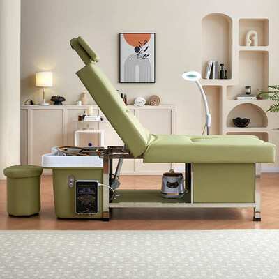 Massage head therapy bed Thai style shampoo bed