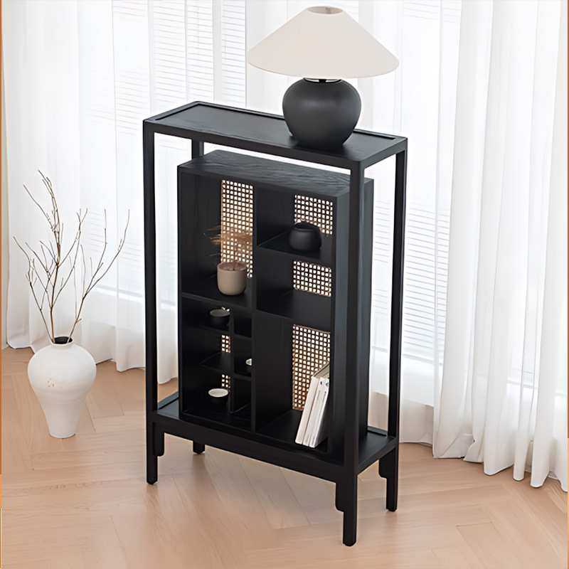 茶室摆件展示架实木藤编置物收纳展示茶杯茶宠架挂墙多宝格博古架,3C数码配件,USB灯,淘宝优惠券,粉丝福利购,淘宝优惠卷