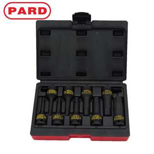 PARD气动六角旋具套筒9件套花型旋具套筒扭力扳手转接头7件套工具