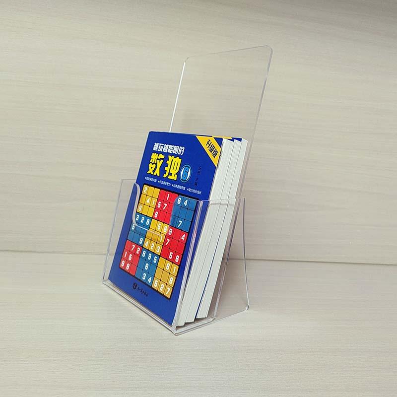 亚克力水晶透明办公小册子展示架宣传册资料文件存放架图片