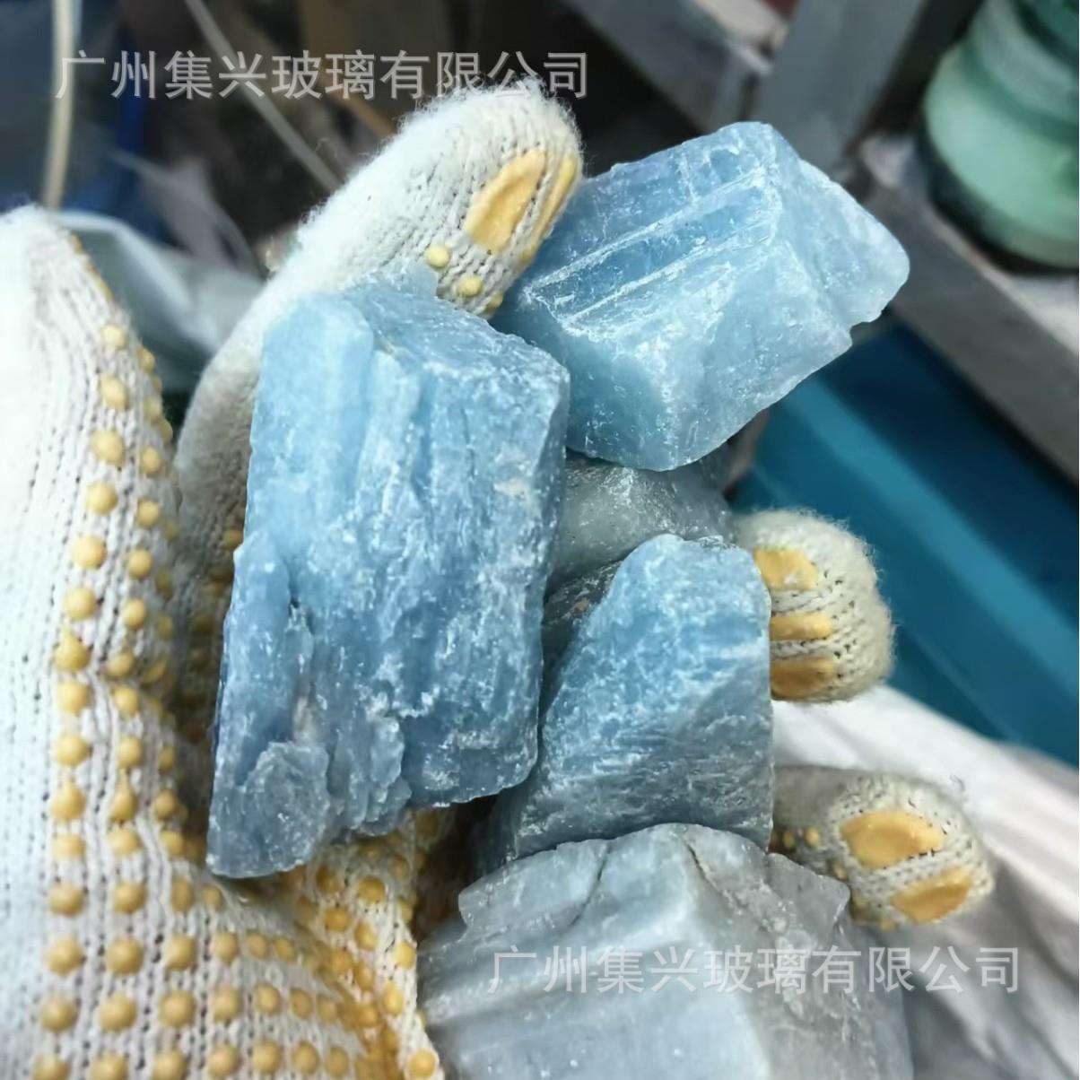 天然海蓝宝 原石摆件 毛料 现货支持视频验货 实色海蓝宝优化原石