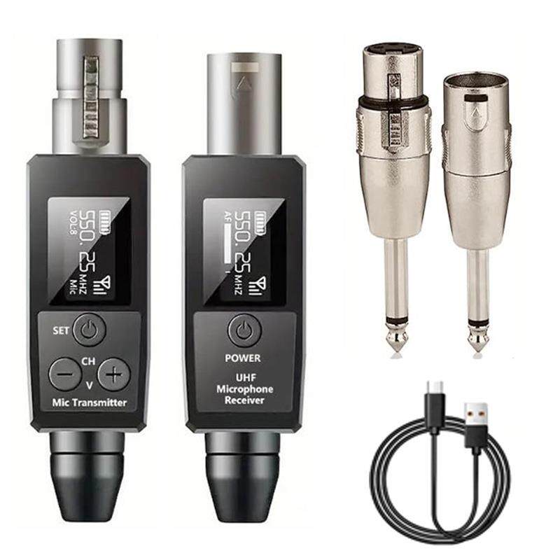 RA80 XLR 麦克风无线系统专业有线转无线麦克风发射器接收器