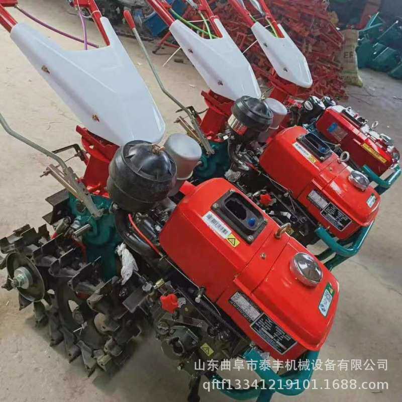 170汽油风冷式链辊微耕机小型犁地旋耕机开沟除草播种施肥一体机