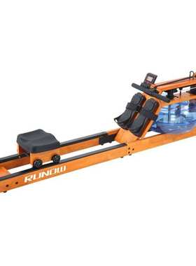 奥玛OMA纸牌屋家用水阻划船机划艇商用健身器材木质划船机6203B